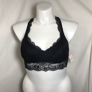 ⭐️FINAL SALE⭐️ Black Eyelash Lace Bralette